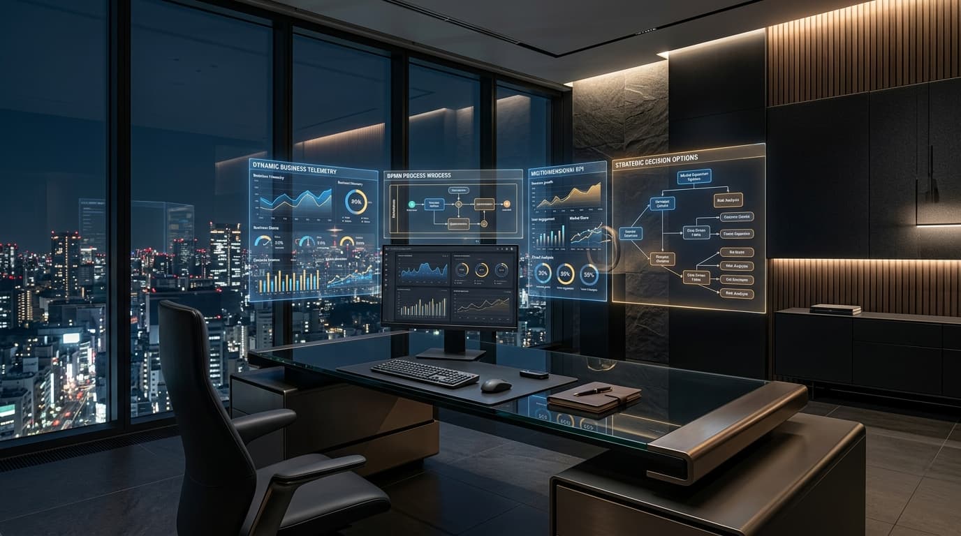 AI-Powered Analyst Command Workspace showing career intelligence dashboard